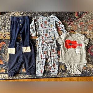 Lot pajamas Cat & Jack BabyGap Carter's 6-12m
